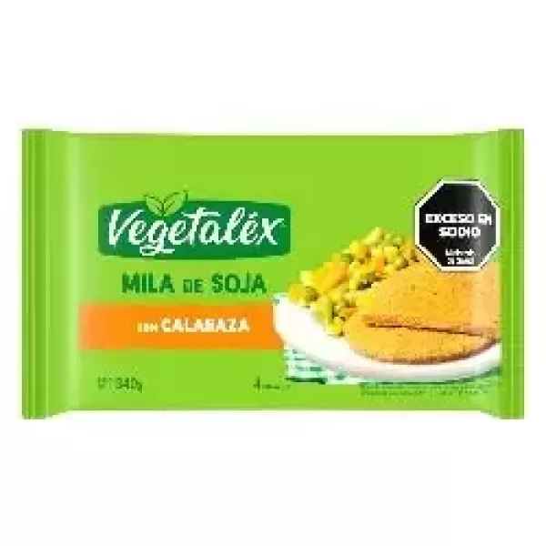 Vegetalex milanesas de soja calabaza